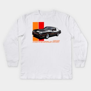 Chevy Monte Carlo Kids Long Sleeve T-Shirt